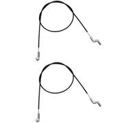 Lot de 2 câbles sélecteur de vitesse pour souffleuse à neige 2 étages, remplace 946-04396A, 746-04396A, 746-04396, compatible Craftsman, Troy-Bilt, Cub Cadet, MTD, Yard Machines