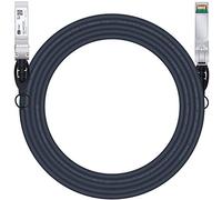 Lot de 2 câbles SFP, 10G SFP+ DAC, 5 m, 10GBASE-CU passif à fixation directe directe en cuivre Twinax pour Cisco SFP-H10GB-CU5M, Ubiquiti UniFi UC-DAC-SFP+, Meraki, Mikrotik, Intel, Fortinet, Netgear