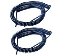 Lot de 2 câbles spiralés industriels CNC, générateur d'impulsions manuel MPG 4 noyaux, 0,75 carré, longueur d'extension 5 m