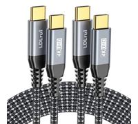 Lot de 2 câbles USB C vers USB C 3.2 Gen 2x2 0.9 m LDLrui Type C avec charge rapide 100 W PD, transfert de données 20 Gbit/s et sortie vidéo 4 K, SSD mobile, moniteur USB-C et plus encore