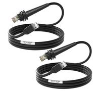 Lot de 2 câbles USB vers RJ45 CBL-500-300-S00 pour Honeywell 1200G 1202G 1250G 1300G 1400G 1500G 1900GHD 1900GSR 1902GHD 1902GSR 1452GSR 1452 G 1470 Cordon d'alimentation G 1472G 1950GHD 1952GHD