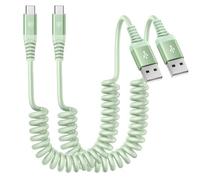 Lot de 2 câbles USB vers USB C à charge rapide de 60 W, câble USB A vers | Cordon USB C Câble USB Type-C pour iPhone 17/16/15/Pro Max/Plus/Galaxy S26 S25 et plus