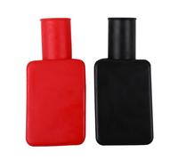 Lot de 2 cache-bornes de batterie de voiture isolants | Couvercles de bornes de batterie isolants | Couvercles de bornes de batterie en caoutchouc souple rouge et noir | Capuchons de bornes de