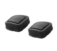 Lot de 2 cache-boutons de poignée de porte extérieure pour Mercedes pour Benz Keyless Go System Compatible avec W211 W219 W164 X164 C209 C215 R230 W251 Noir ABS Direct Fit