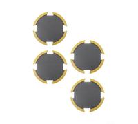 Lot de 2 cache-filtres anti-poussière pour ventilateur PS5 Pro avec aérations de refroidissement, étui de protection en PVC contre les débris, accessoire noir, 12 x 12 cm, pour console de jeu