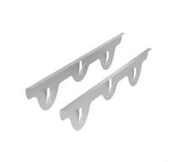 Lot de 2 cache-joints en acier inoxydable avec ressort pour un ajustement sûr et antidérapant entre le four et le comptoir pour éviter les miettes et les déversements