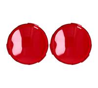 Lot de 2 cache-lentilles de piscine en plastique rouge transparent pour lumières de spa, couvre-lentille de lumière de piscine, 17,8 cm de diamètre, 2 couvercles de lentille de piscine Plastilight