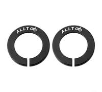 Lot de 2 cache-moyeux de roue de vélo pour axe traversant Rock Shox, conçus pour les moyeux d'essieu traversant de 15 mm, alliage d'aluminium anti pour moyeu de roue de vélo