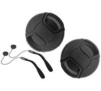 Lot de 2 cache-objectifs 49 mm compatibles avec Canon RF-S 18-45 mm F4.5-6.3 STM sur appareil photo EOS R50 R100 R10 (pour accessoires), RF-S 10-18 mm F4.5-6.3 STM, HUIPUXIANG