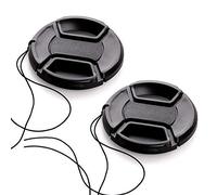 Lot de 2 cache-objectifs 62 mm pour objectif NIKKOR AF-S 60 mm f/2.8G, objectif 105 mm f/2.8G, pour Sony CX900E AX100E avec objectif E18-200 mm, objectif E10-18 mm