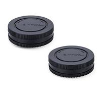 Lot de 2 cache-objectifs arrière pour appareil photo Sony E Mount A1 A7C A7R IV III A7 III II A7S III II A6600 A6500 A6400 A6300 A6100 A6000 Remplace Sony ALC-B1EM