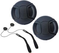 Lot de 2 Cache-objectifs compatibles avec Canon RF 50mm RF50mm f/1.8 (ne Convient Pas pour 1.2L) STM,Canon RF 16mm RF16mm F2.8 STM, EF-M 28mm f/3.5 is STM,Olympus ZUIKO Digital 25 mm f/2.8 [Lot de 2]