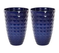 Lot De 2 Cache-Pots Bleu Marine D 42 Cm Feriza Bleu