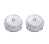 Lot de 2 cache-poussières pour perceuse, cache-poussière, bol à cendres, cloison sèche, collecteur de poussière résistant aux chocs pour ouvre-trous de 1,6 à 16 cm