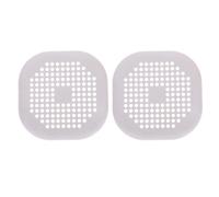 Lot De 2 Cache-Savon Carrés Anti-Cheveux ¿ Protection Durable En Tpr Pour Canalisation De Douche À Usage Domestique, Gris