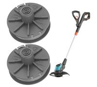 Lot de 2 cache-têtes de bobine de rechange pour SmallCut 300/23 et 350/23, compatibles avec EasyCut 400/25 et 450/25 Plus 500/27, ligne d'alimentation automatique de 1,65 mm