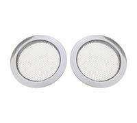 Lot de 2 cache-trous de résonateur vintage pour guitare - Insert de trou sonore, inserts de tamis, pièces, insert, grille de haut-parleur, accessoires de résonateur