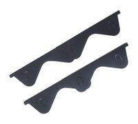 Lot de 2 cache-trous réglables en acier inoxydable pour cuisinière de cuisine derrière la cuisinière entre les éviers