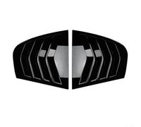 Lot de 2 caches de fenêtre latérale arrière en ABS noir brillant pour BMW Série 3 E90 320i 330i et M3 Berline 2005-2011