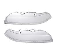 Lot de 2 caches de lentille de phare de rechange pour E39 Facelift 1996-2003 63128375301 Abat-jour de phare avant