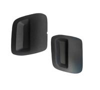 Lot De 2 Caches De Pare-Chocs Avant pour Barre De Remorquage pour Dacia Duster 2018 Pièces détachées Automobiles(Black)