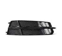 Lot de 2 caches de phares avant pour Audi A6 C7 A6L S-Line 2015 2016 2017 2018, grille hexagonale 4G0807681AN(Black Right)