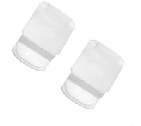 Lot de 2 caches de terminal en plastique blanc compatibles avec BL1830 BL1840 BL1850, protection contre la poussière légère pour outil sans fil 18 V