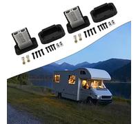Lot de 2 caches encastrés pour Anderson pour support de connecteur 50 A, convient pour bus et yachts