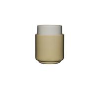 Lot de 2 caches-pots en céramique vert clair, carrés - Hübsch, Deux - 20x20x20 cm