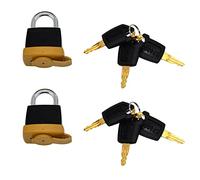 Lot de 2 cadenas avec clés 246-2641 5P8500 compatibles avec le bouchon de carburant Caterpillar CAT 1428828 20103300 2849039 7X7700 pour tracteur sur chenilles, mini pelleteuse, chargeuse sur roues