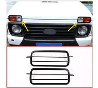 Lot de 2 cadres de protection pour phares antibrouillard avant en alliage d'aluminium pour Neva Accessoires