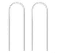 Lot de 2 cadres de support en acrylique transparent en forme de U pour plantes grimpantes - Piquet de treillis transparent pour Monstera Pothos Hoya - Décoration de pot de jardin d'intérieur et