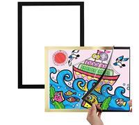 Lot de 2 cadres photo magnétiques pour , ouverture sur le devant, cadre A3/A4 avec fermeture magnétique, vue claire, cadre d'affichage d'œuvres d'art pour , cadre photo pour dessins,