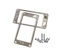 Lot de 2 cadres plats en métal pour micro de guitare électrique Humbucker pour guitares électriques Humbuckers et housses de guitare