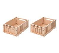 Lot de 2 caisses de rangement Weston M Tuscany rose