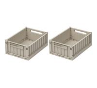 Lot de 2 caisses de rangement Weston S Sandy