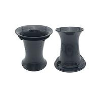Lot de 2 caissons de basses pour tube inversé 99 mm x 82 mm Noir