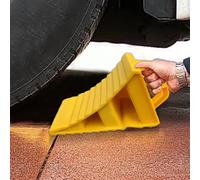 Lot De 2 Cales De Roue - 20x12x11 Cm Cales De Roue Avec Support, Patins De Frein, ABS Cale DeRoue, Bloque-roue CalesDe Frein, Sabot D’arrêt Automobile Pour Véhicule Remorque Voiture Accessoires