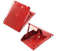 Lot de 2 cales de roue en acier robuste pour voiture, camion, camping-car, remorque et VUS - Butées de pneu de véhicule anti-roulis avec surface antidérapante, portable et légère