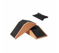 Lot de 2 cales en liège pour squat - Plateforme durable pour pilates, gym, squats surélevés, 23 x 12 x 6,5 cm