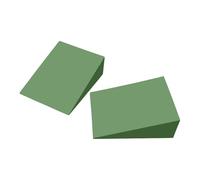 Lot de 2 cales en mousse pour yoga - Support en EVA pour exercices d'équilibre, étirements et structure de support de style design léger, stabilité angulaire + mousse