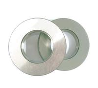 Lot de 2 calibres d'anneau à filetage métrique. Caractéristiques : M38, M38X3, M38X2, calibre de pas et de butée de 6 g, calibre de bague à filetage fin droit TZ(M38X2 6 g)