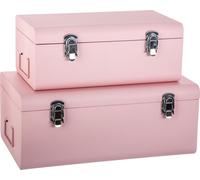 lot de 2 cantines pour enfants - rose - métal - Atmosphera créateur d'intérieur