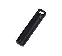 Lot de 2 capsules de survie étanches en aluminium pour la chasse, le camping, l'alpinisme (noir, 2 pièces)