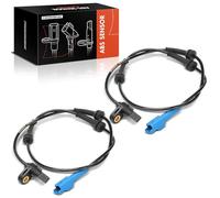 Lot de 2 capteurs arrière en ABS pour essieu arrière 206 2A/C 206 SW 2E/K 206+ 2L 2M T3E 1.1L 1.4L 2.0L 2002-2013 9640055280