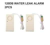 Lot de 2 capteurs de fuite d'eau 9 V pour une détection efficace dans différents environnements