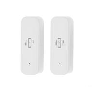 Lot de 2 capteurs de vibrations Wi-Fi avec alarme pour ZigBee - Détecteur de mouvement pour application Tuya/Smart Life - Surveillance en temps réel