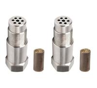 Lot de 2 capteurs d'O2, capteur d'oxygène pour voiture Cel Fix Check Engine Light Eliminator Adapter Oxygen M18X1.5 TRIMEC