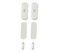 Lot de 2 capteurs intelligents de température et d'humidité WiFi | Surveillance en temps réel, scènes automatiques, précision ± 1 °C, mise à jour de 2 minutes, pour iOS pour application