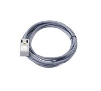 Lot de 2 capteurs proximité carrés à induction métallique, étanches et résistants l'huile, transistors NPN PNP, sortie CC, distance détection 4 mm(Q18 Npn Open)